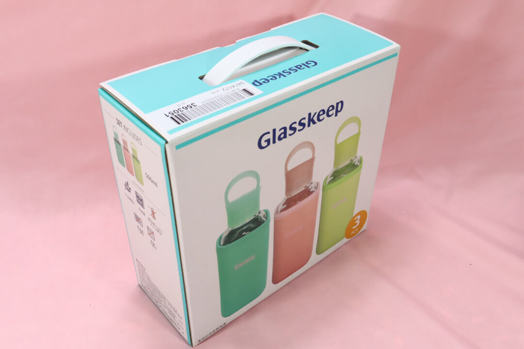 玻璃隨身瓶推薦-提供綠色、粉色與藍色三種淡雅色調